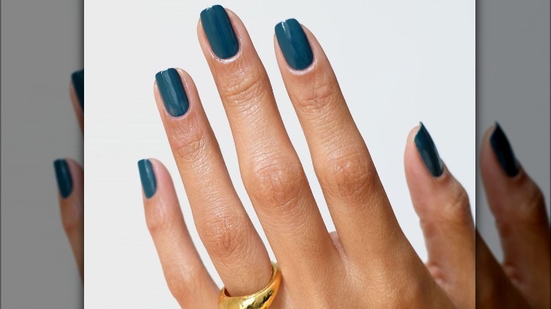 turquoise nail polish 