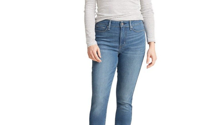 Walmart high-waisted jeans