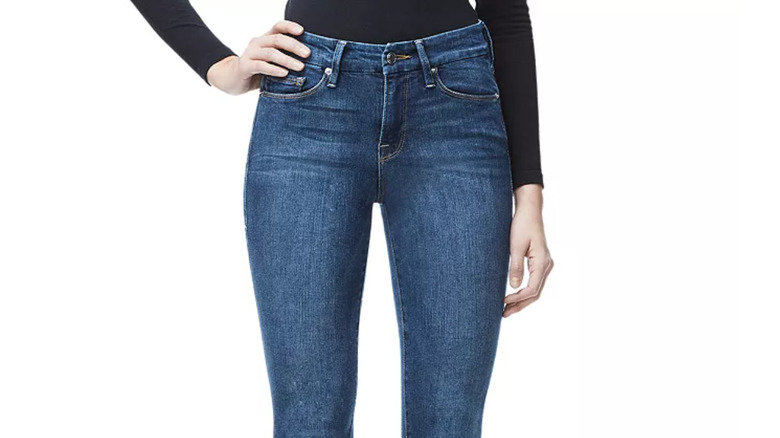 Good American high-waisted jeans