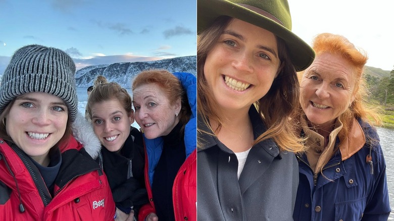 Sarah Ferguson, Princess Eugenie and Princess Beatrice