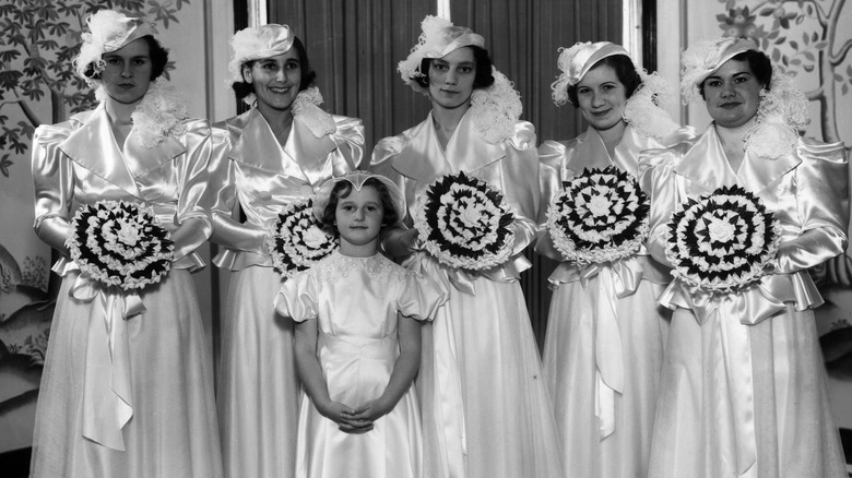 1930s bridesmaids 