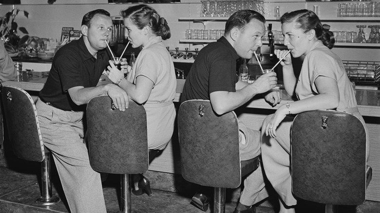 dating at the malt shop circa 1955