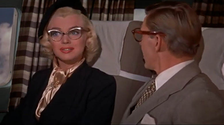 Marilyn Monroe and David Wayne in "How To Marry A Millionaire"