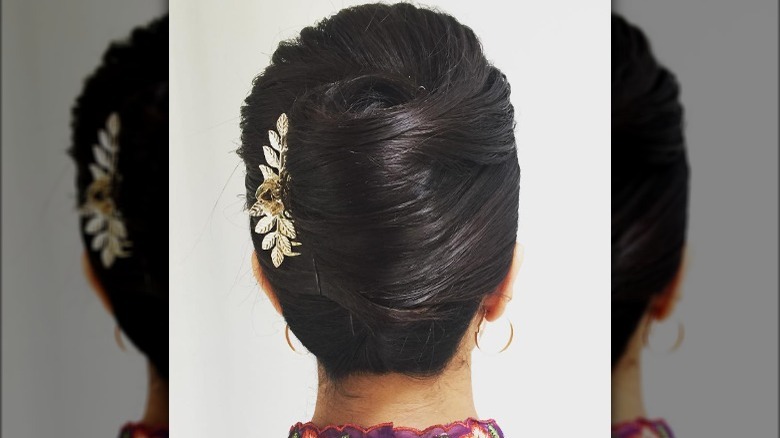 French twist bun