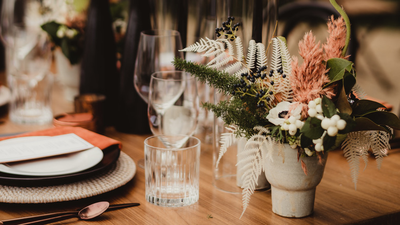 Unique ceramic wedding vase 