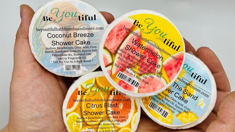 Four BeYOUtiful shower cakes 