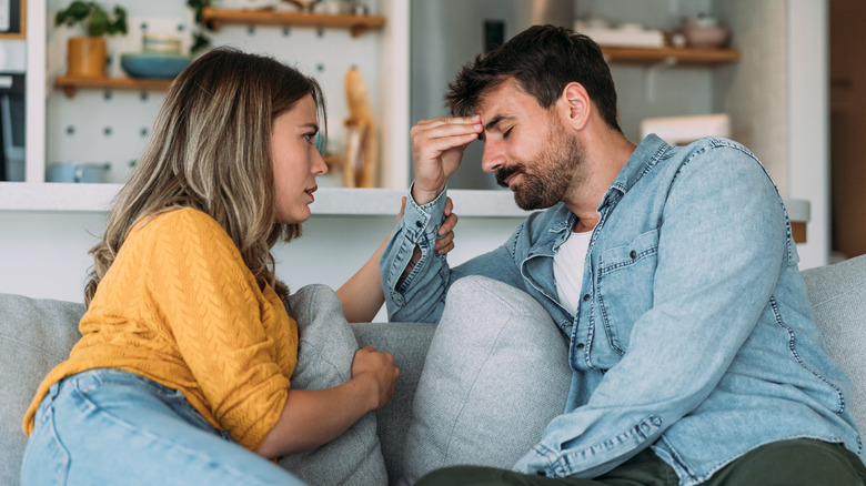 couple having discussion