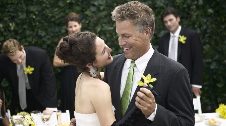 couple dancing at wedding