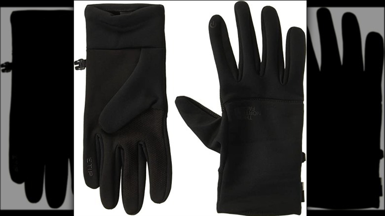 black The North Face gloves