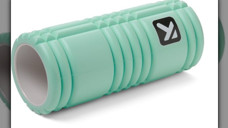 mint green foam roller