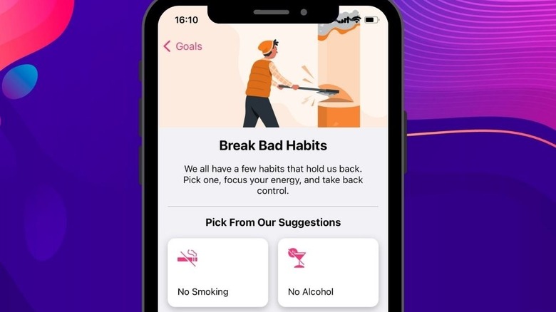 Screenshot of Daylio app