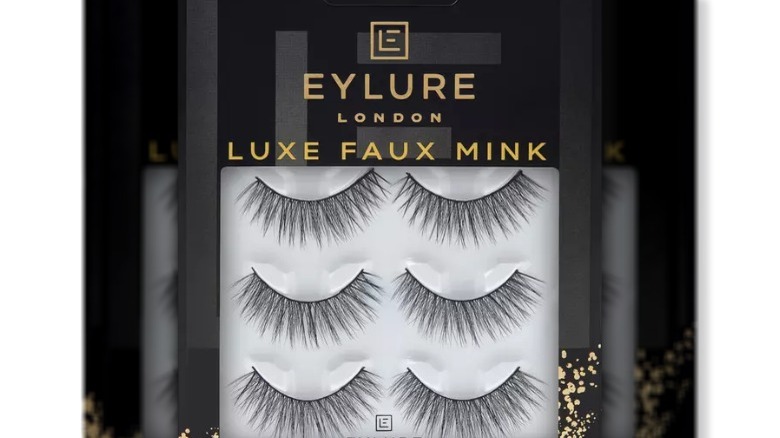 Faux mink lashes in a multipack