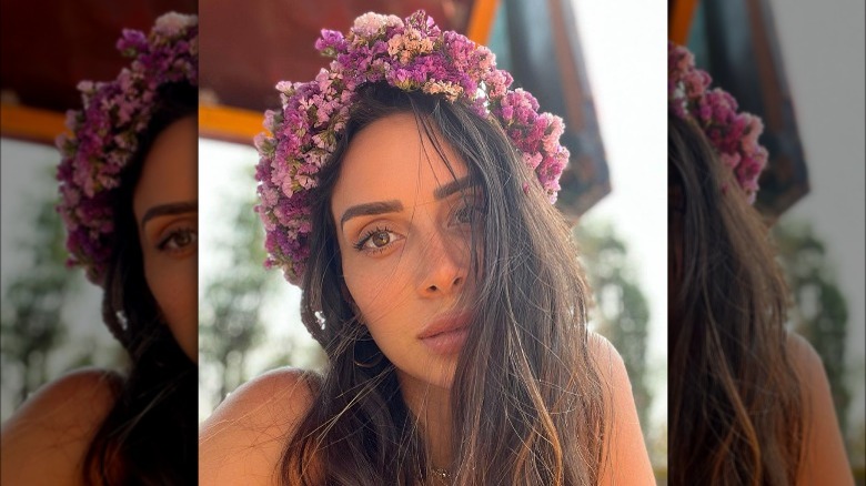 Woman with a flower crown