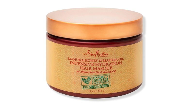 Shea Moisture intense hair treatment mask container