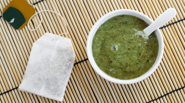 green tea facial mask