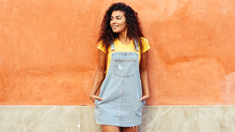 Denim dress