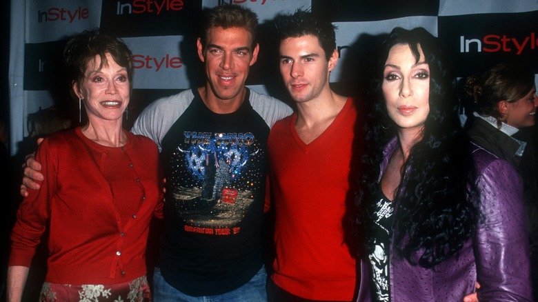 Mary Tyler Moore and Kevyn Aucoin and Jeremy Antunes and Cher