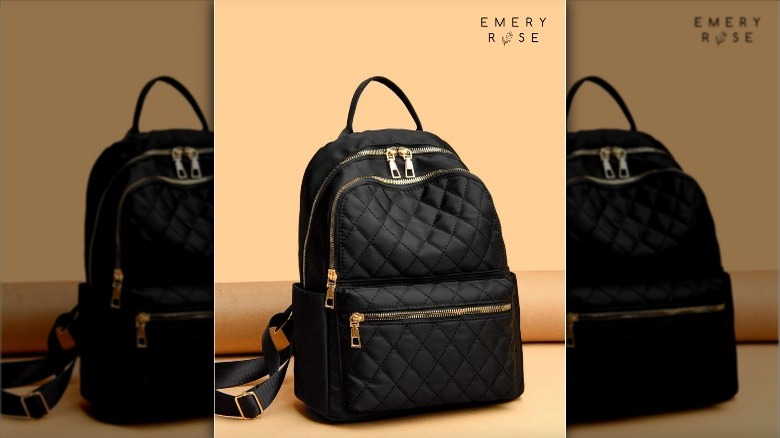 Emery Rose black backpack