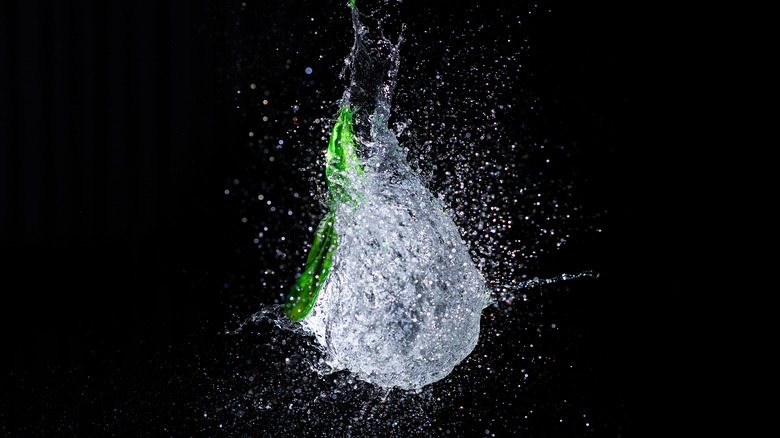 burst water balloon