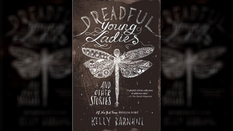 Book cover with dragonfly 