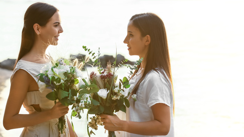 Same sex couple getting married 