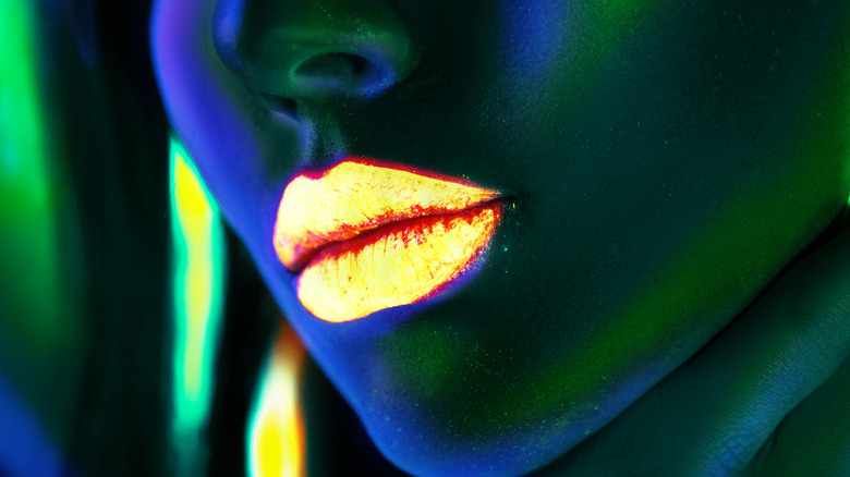 Neon lipstick