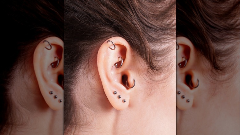 pierced ear