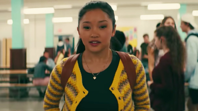 Lana Condor as Lara Jean Covey in To All the Boys I've Loved Before