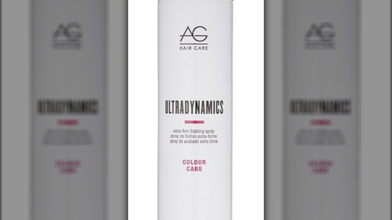 White AG hair care bottle