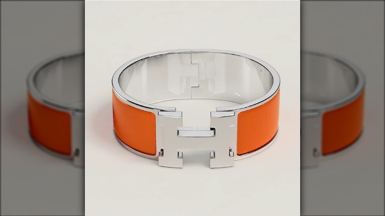 Hermès´ Clic-Clac H orange bracelet