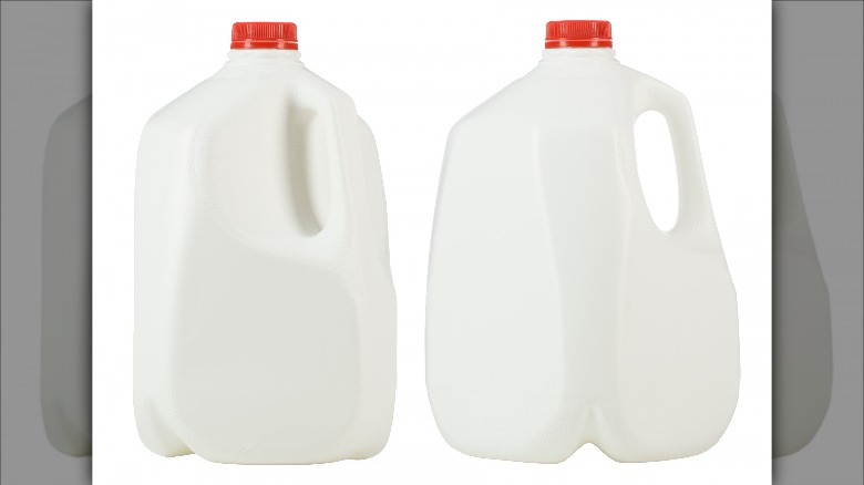 Two milk jugs