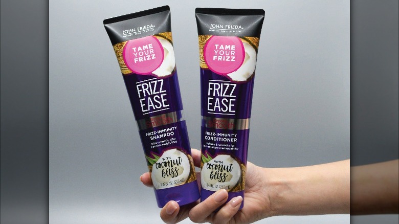 Two frizz ease tubes