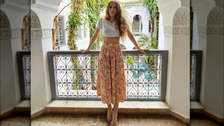 summer maxi skirt