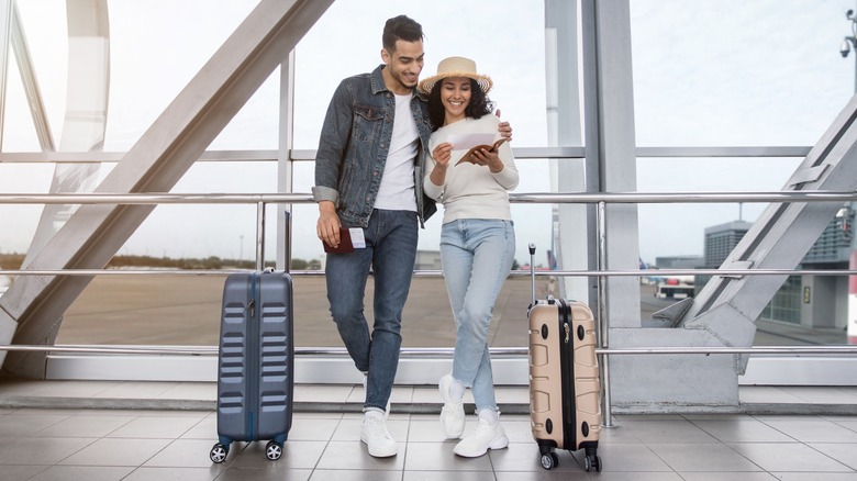 couple at airport