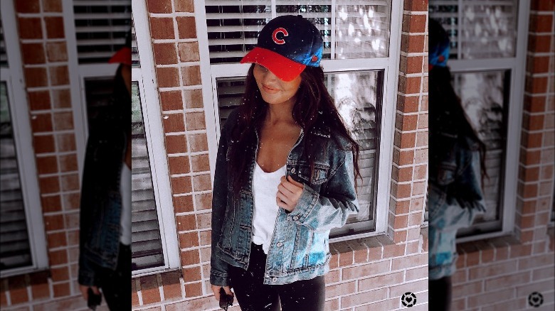 baseball hat jean jacket