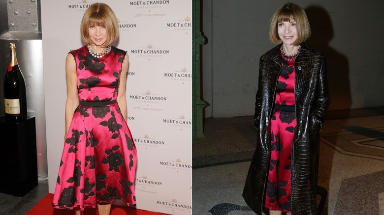 Anna Wintour wearing the same outfit