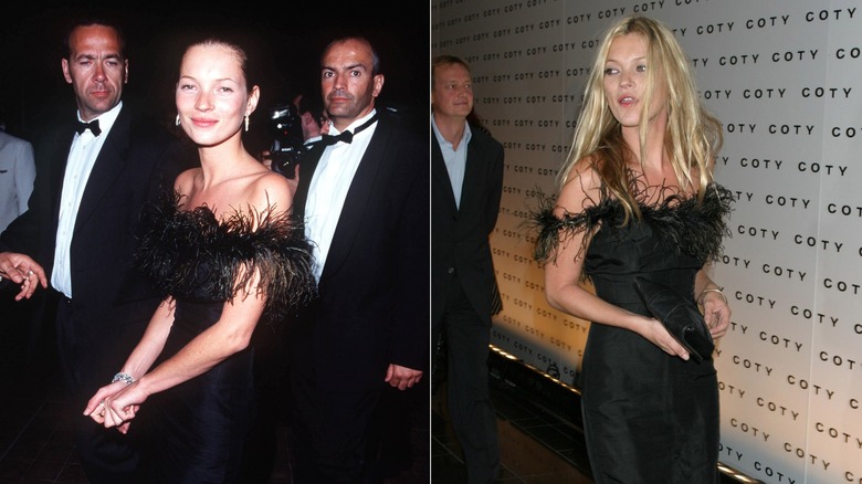 Kate Moss wearing the same outfit