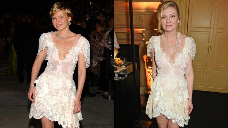 Kirsten Dunst wearing the same outfit