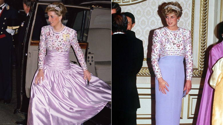 Princess Diana wearing the same outfit