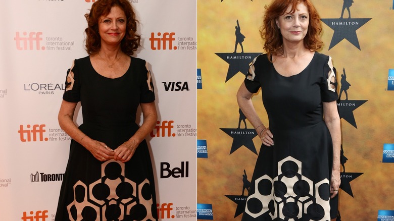 Susan Sarandon wearing the same outfit