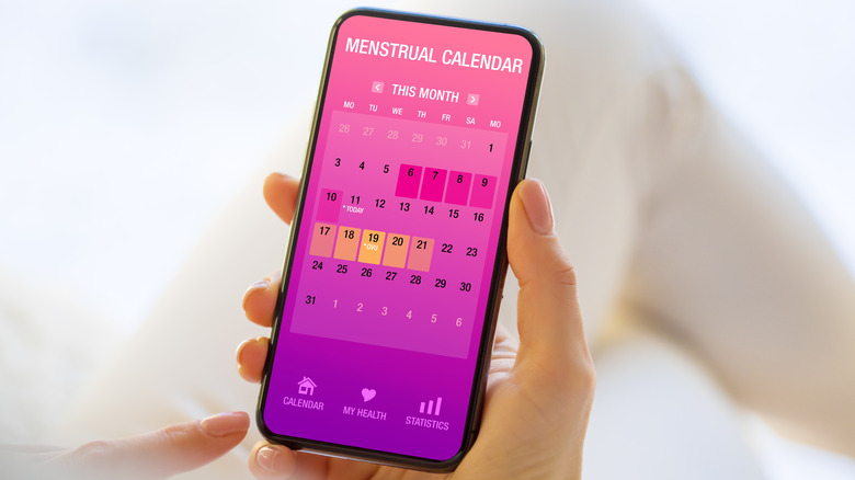 digital menstrual calendar 