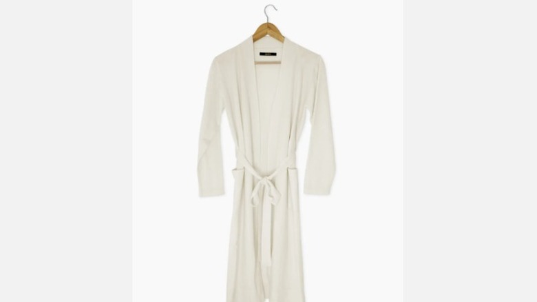 cashmere robe mid length
