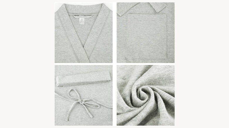 gray robe details 