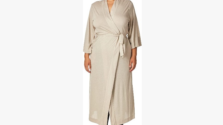 long cream ivory robe