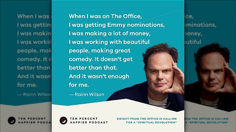 ten percent happier podcast rainn wilson