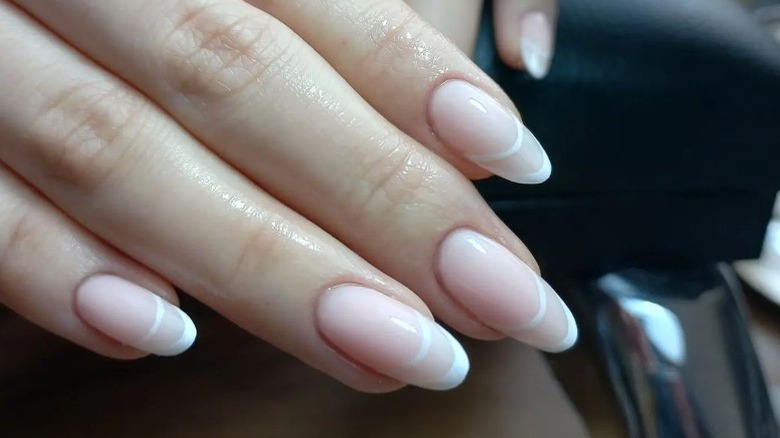 double French manicure