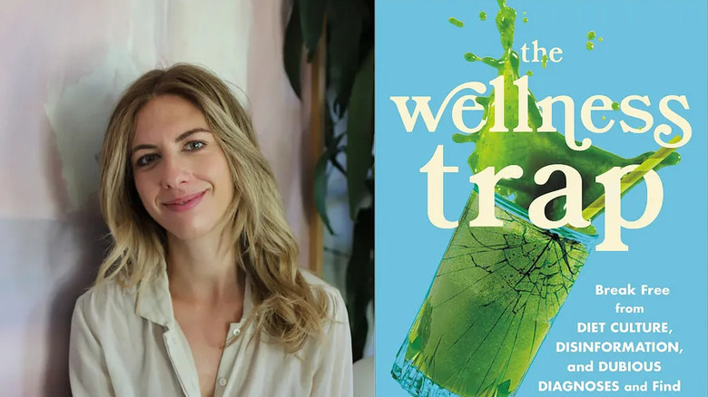 Author Christy Harrison, cover of "The Wellness Trap"
