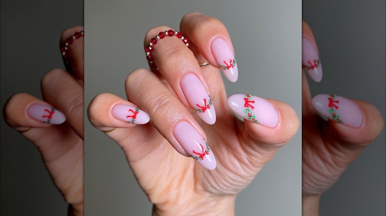 Simple garland nails