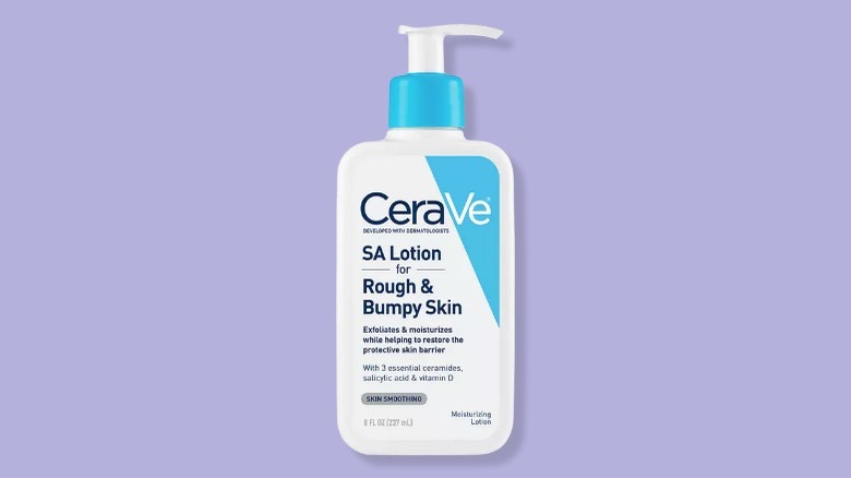 Bottle of CeraVe lotion