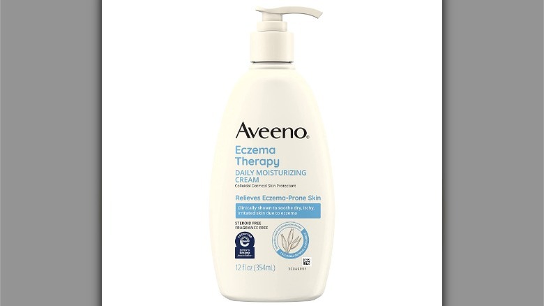 Bottle of Aveeno Daily Moisturizing Cream